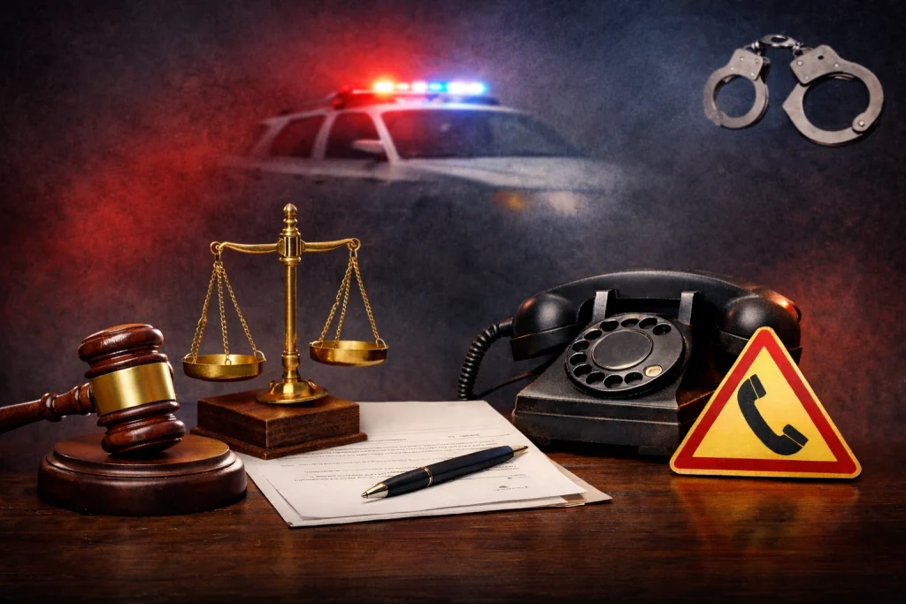 شکایت علیه مزاحم تلفنی