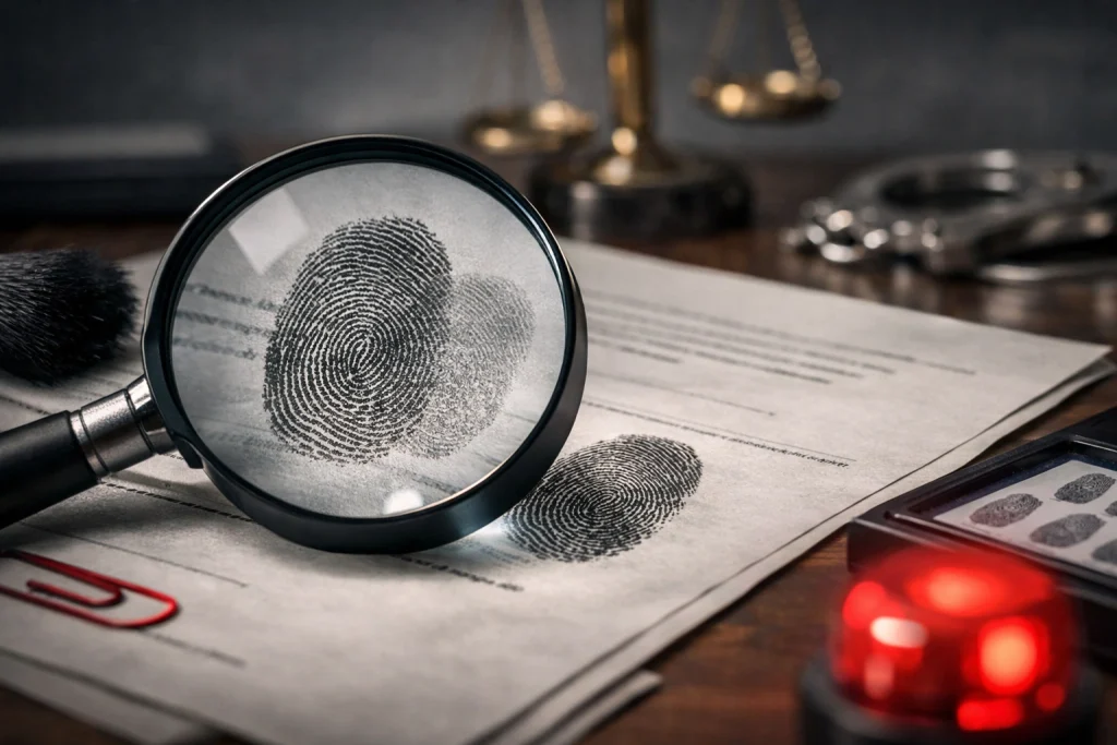 جعل اثر انگشت