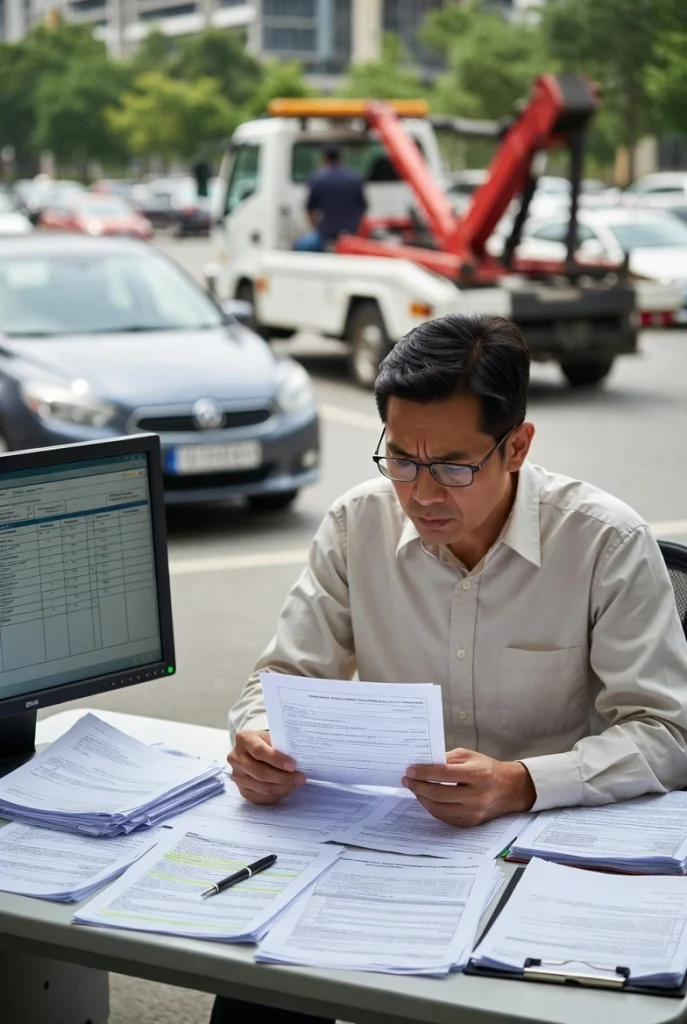 اعتراض به انتقال خودرو به پارکینگ