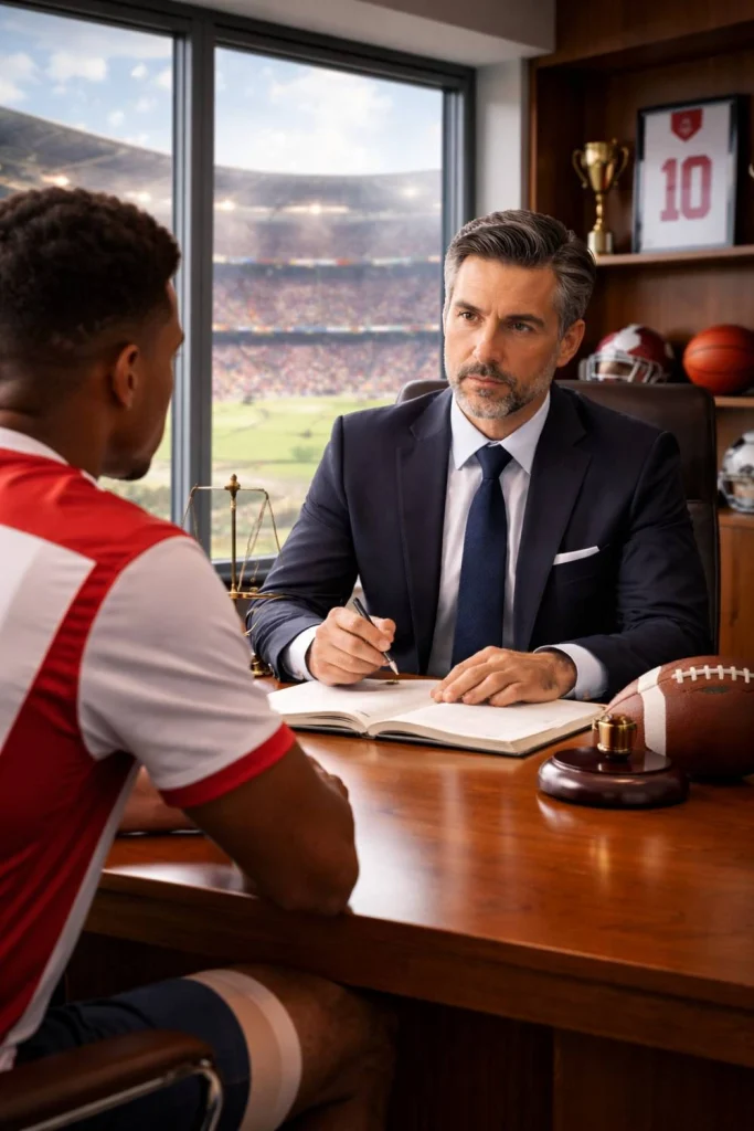 مشاوره با وکیل ورزشی