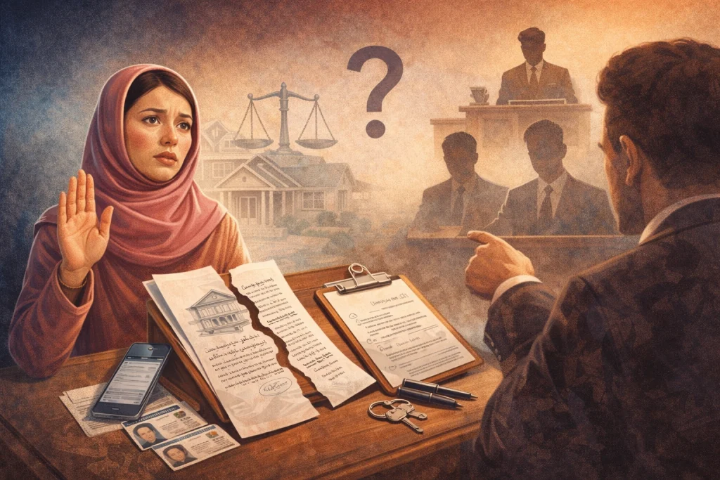 شهادت زن در قولنامه