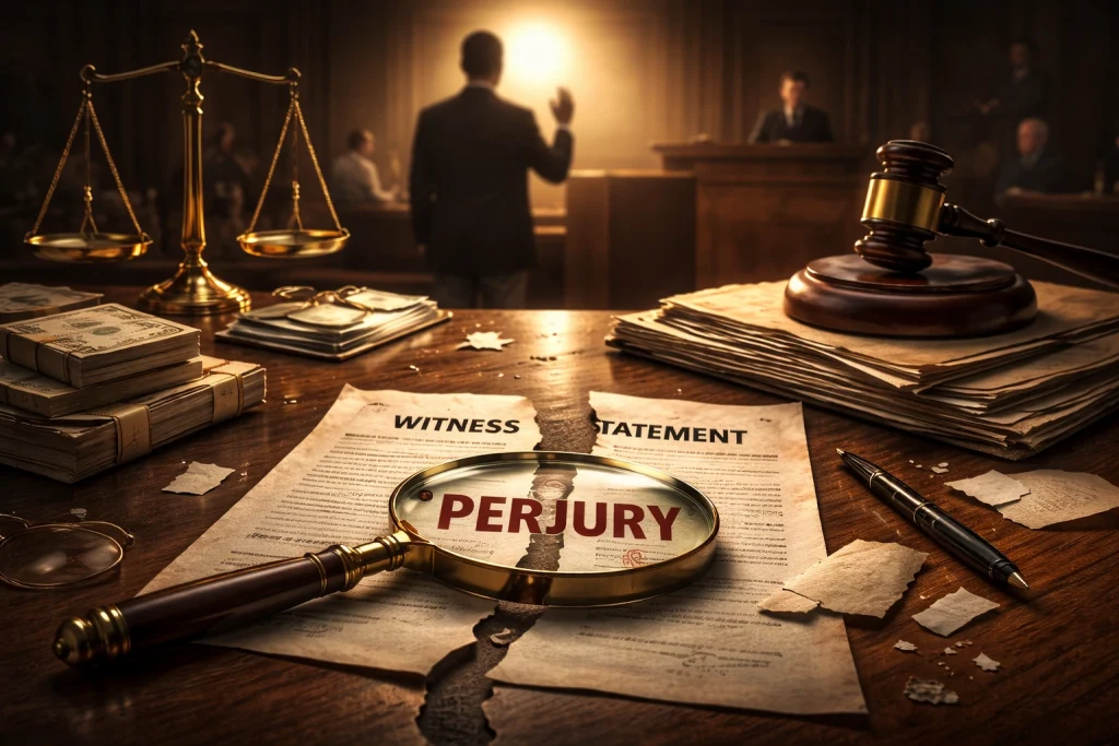 اثبات شهادت دروغ