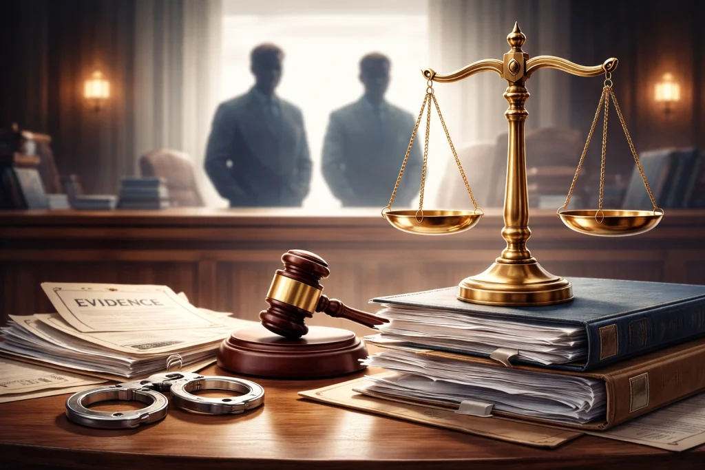 شکایت کیفری از دو متهم به اتهامات متعدد