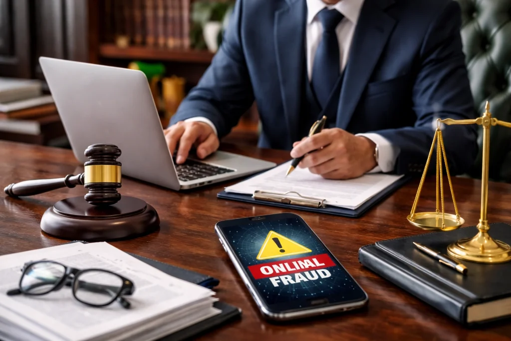 وکیل جرایم اینترنتی برای کلاهبرداری آنلاین