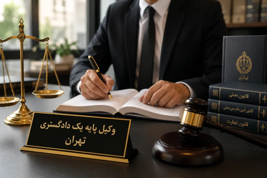 وکیل پایه یک دادگستری تهران