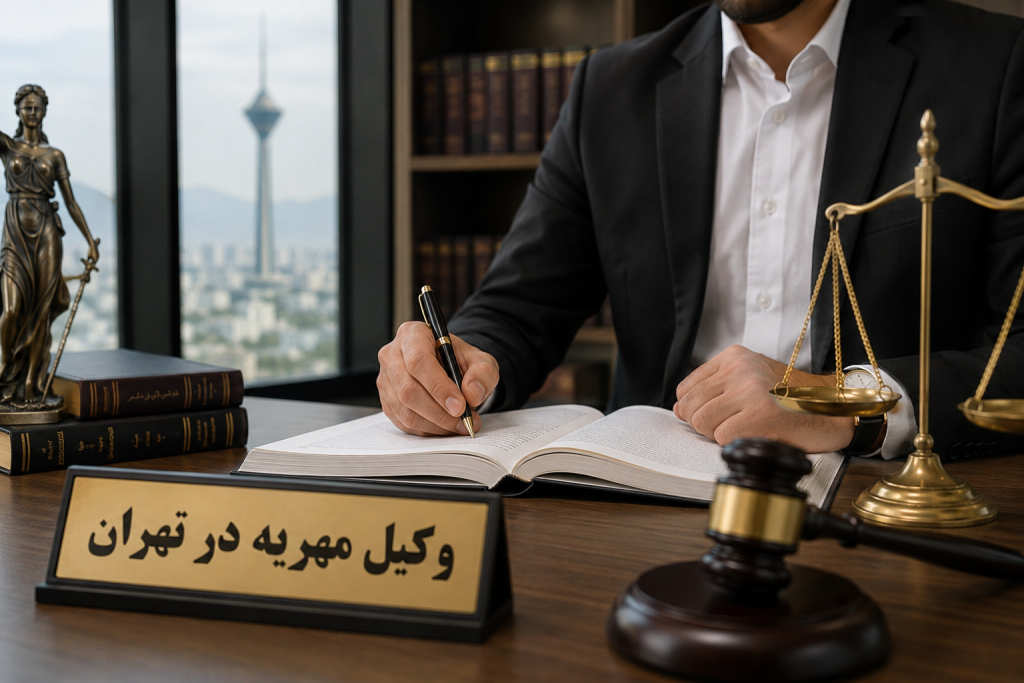 وکیل مهریه در تهران