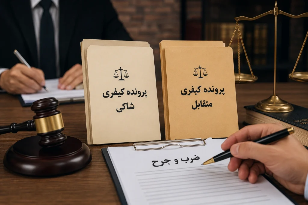 استناد به پرونده کیفری متقابل در دعوای ضرب و جرح