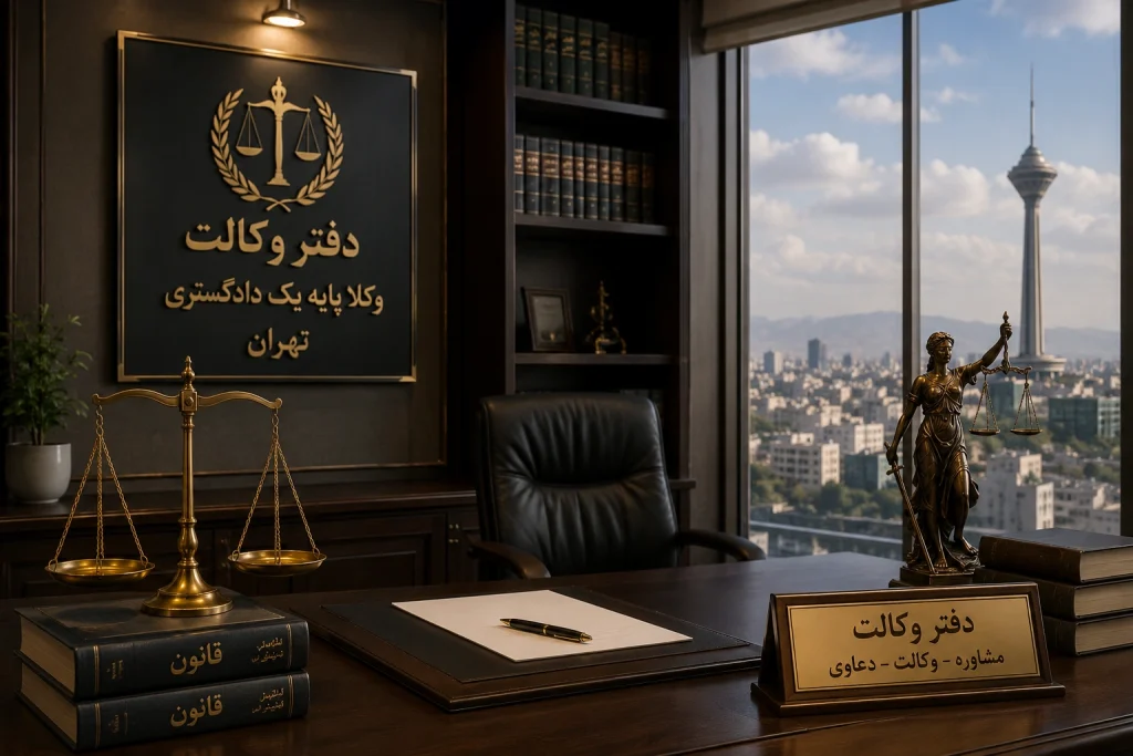 دفتر وکالت تهران