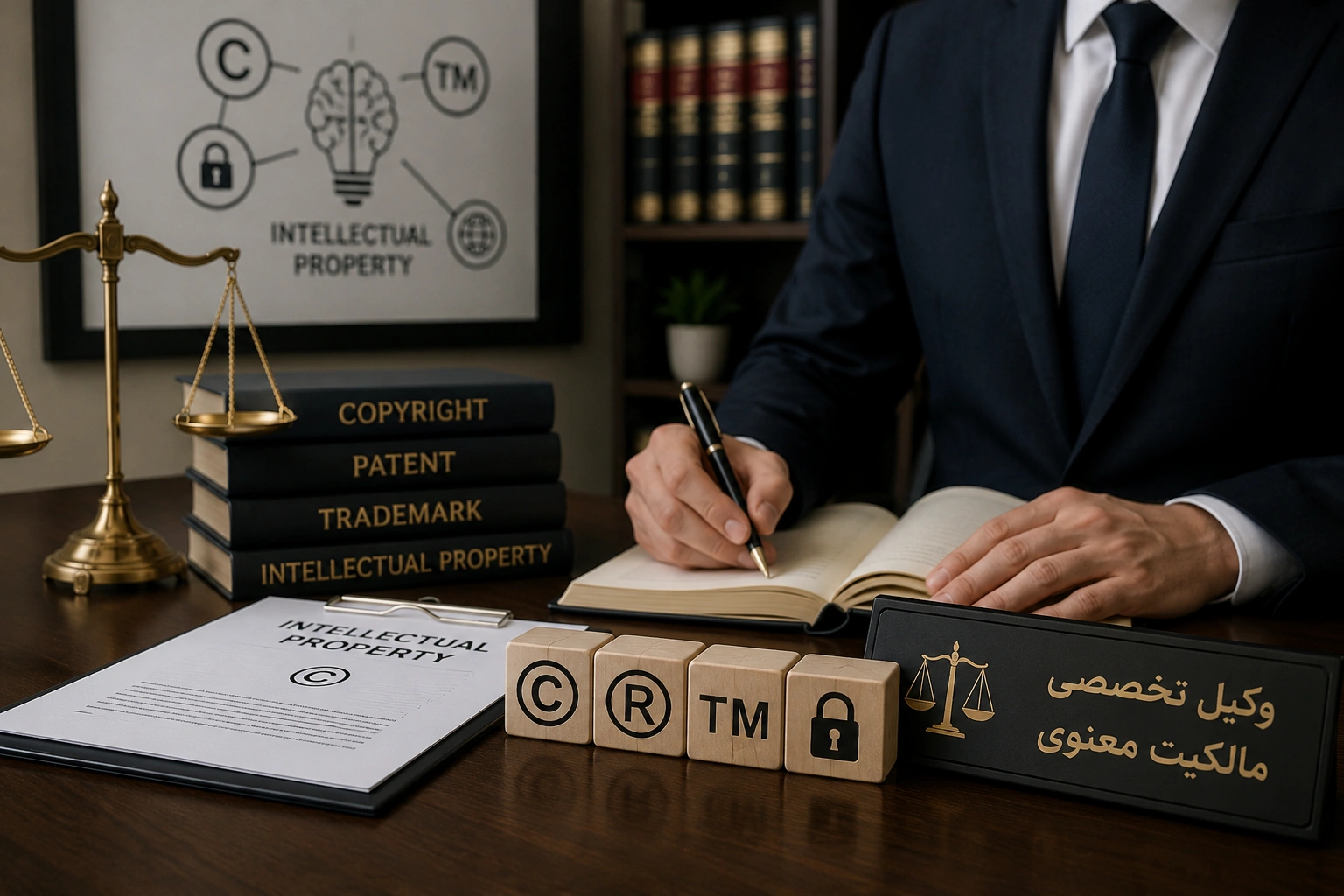 وکیل تخصصی مالکیت معنوی