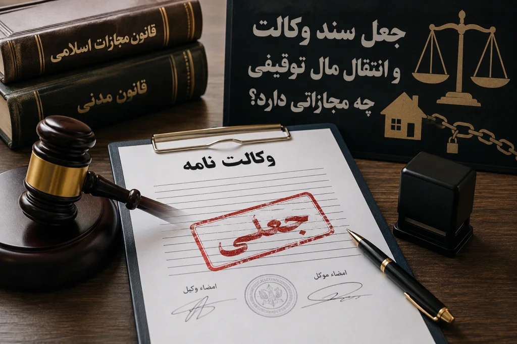 جعل سند وکالت