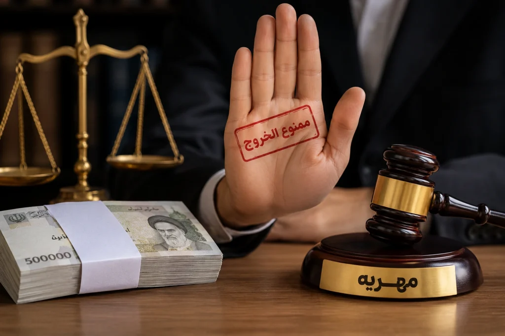 ممنوع الخروج کردن مرد