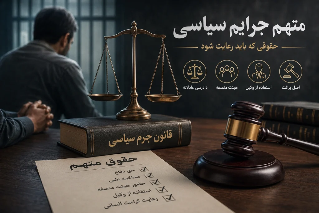 متهم جرائم سیاسی