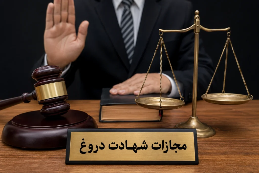 مجازات شهادت دروغ