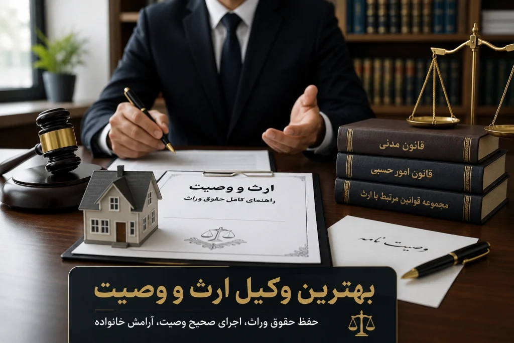 بهترین وکیل ارث و وصیت