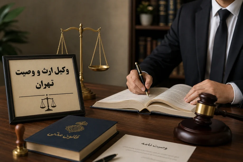 وکیل ارث و وصیت تهران