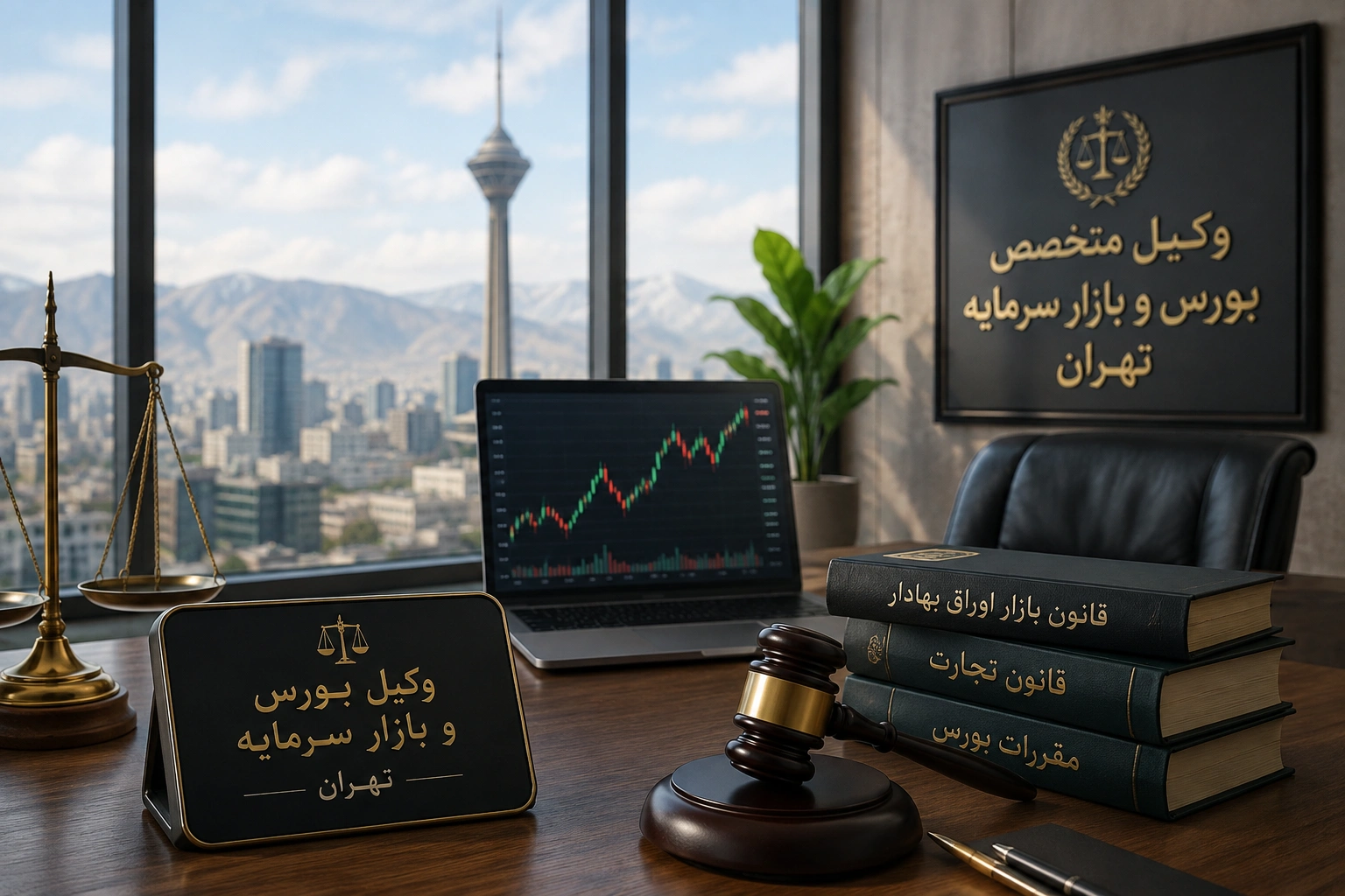 بهترین وکیل بازار بورس و سرمایه تهران