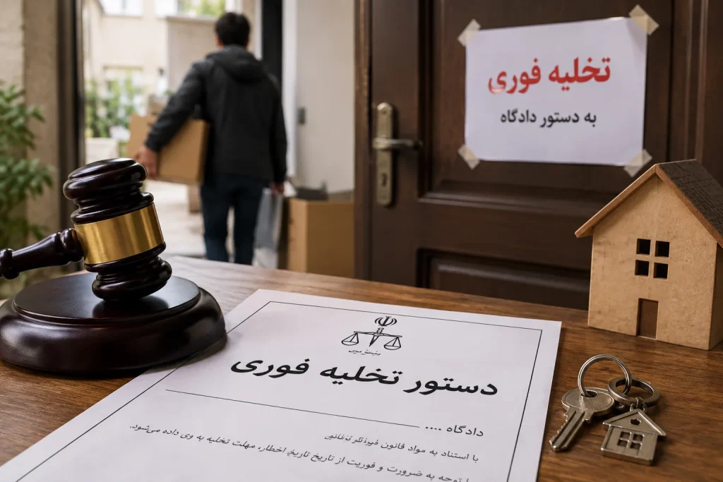 دستور تخلیه فوری
