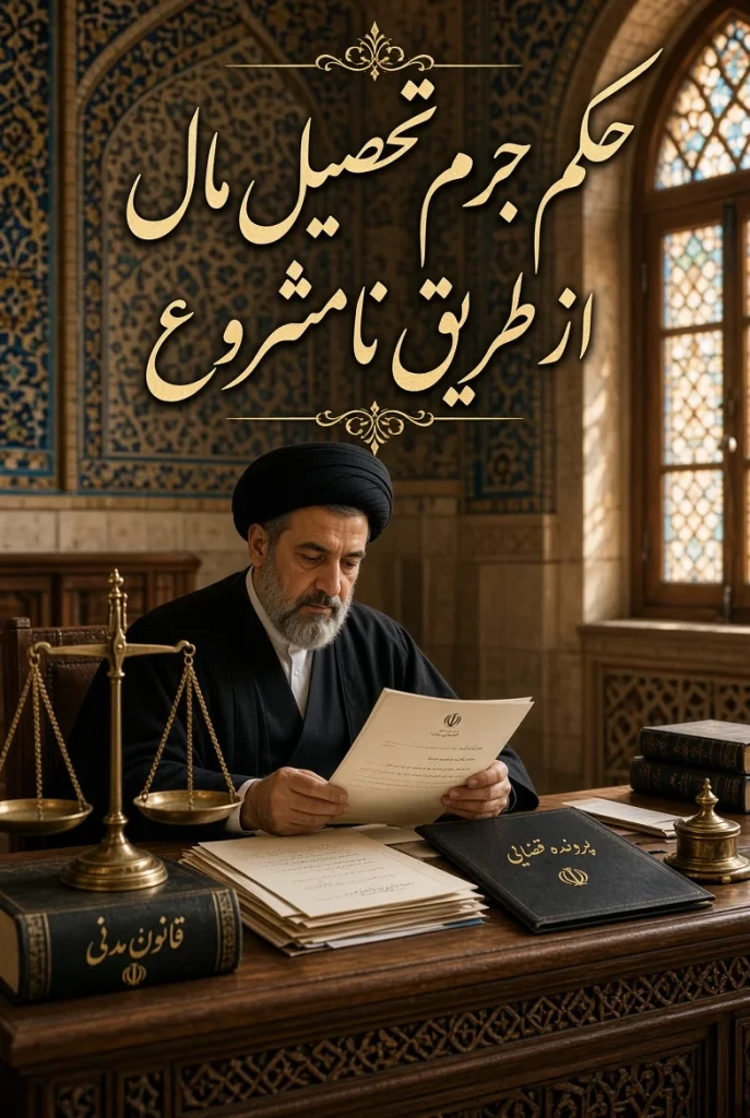 حکم جرم تحصیل مال از طریق نامشروع