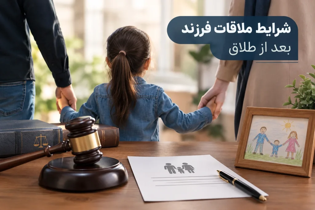 شرایط ملاقات فرزند بعد از طلاق